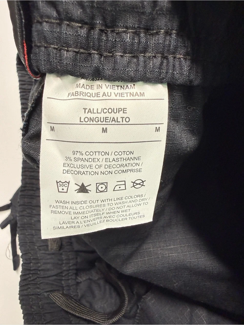 Nike Jordan Flight  Utility Pants Ripstop Pattern (HV0530-010)Mens M-tall NWT
